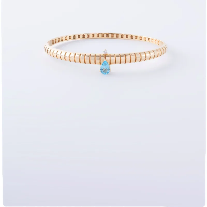 Pulseira Ouro Amarelo com Gota em Topázio, foto 2